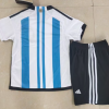 22/23 Argentina Home Football Shirt Kids Size Suit