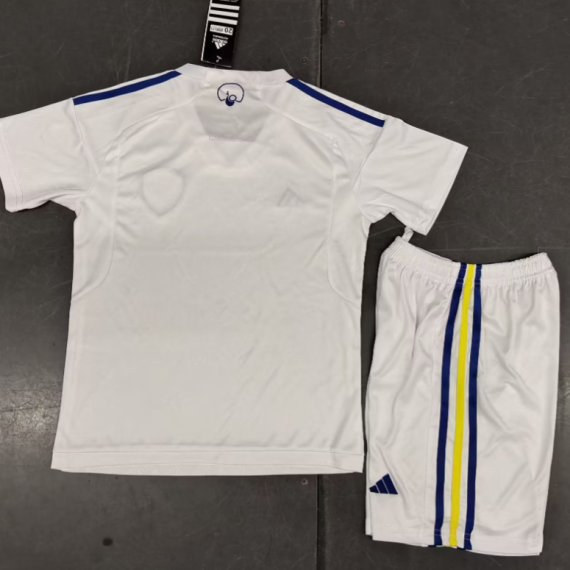 23/24 Leeds United Home Football Jersey Kids Size Suit