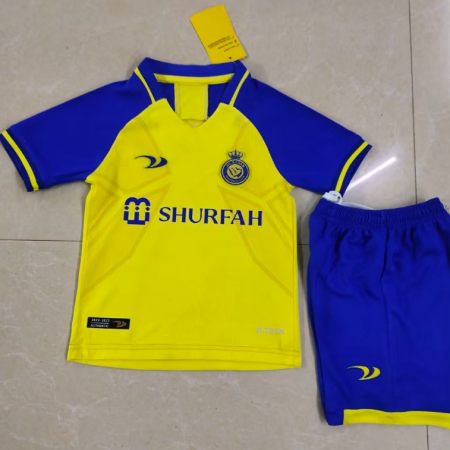 22/23 Riyadh Victory Home Football Shirt Kids Size Suit