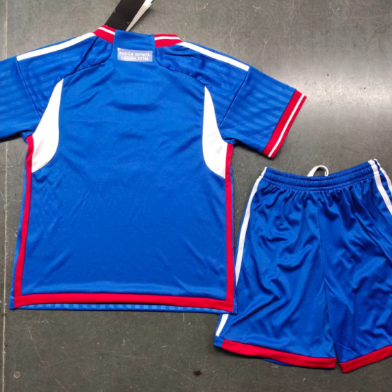 23/24 University of Chile Home Football Shirt Kids Size Suit