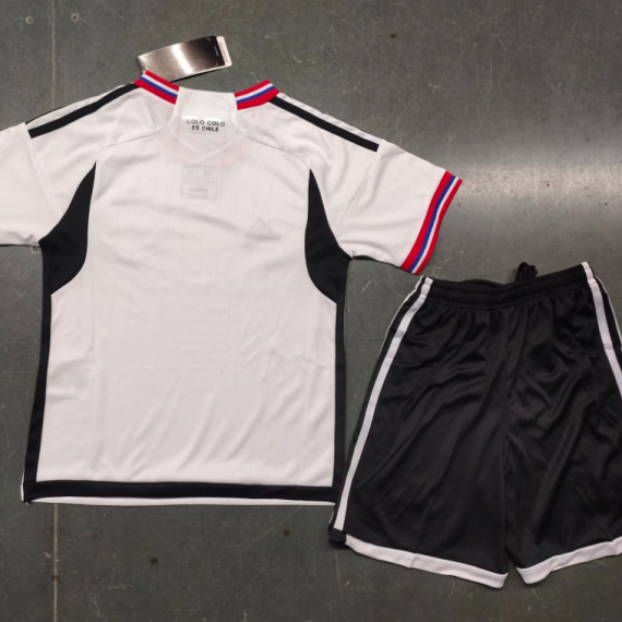 23/24 Colo Colo Home Football Shirt Kids Size Suit