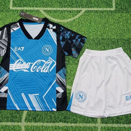 24/25 Naples Training Football Shirt Kids Size Suit
