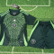 24/25 Algeria Green Away Football Shirt Kids Size Suit