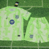 24/25 Barcelona Third Away Football Shirt Kids Size Suit(New sponsor)