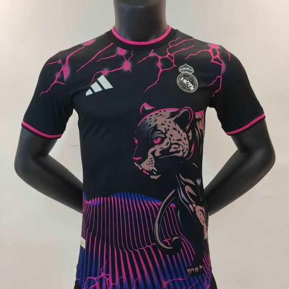 24/25 Real Madrid Red Leopard Special Edition Football Shirt