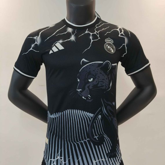 24/25 Real Madrid White Leopard Special Edition Football Shirt