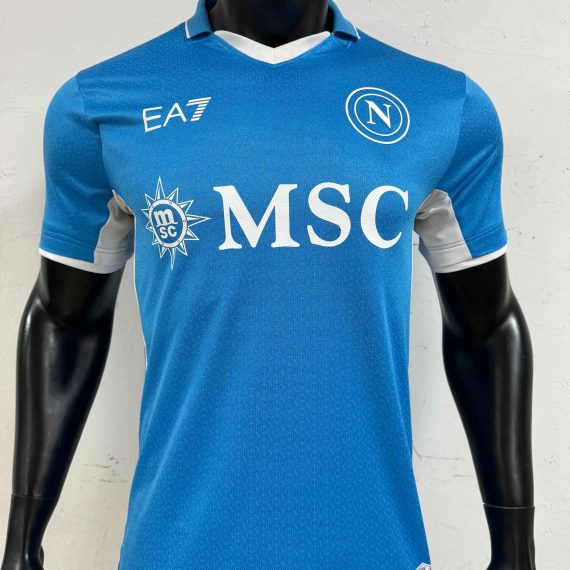 24/25 Player Version Naples Home Football Shirt