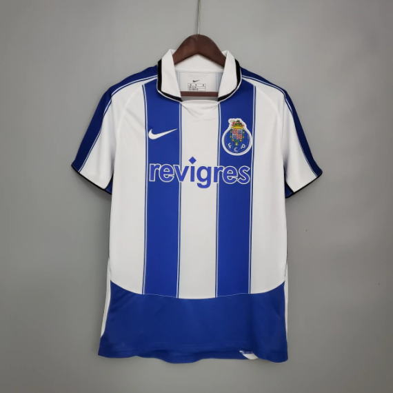 03/04 Retro FC Porto Home Football Shirt