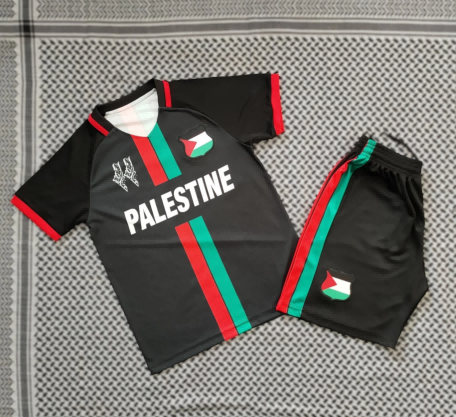 24/25 Palestine Away Football Shirt Kids Size Suit