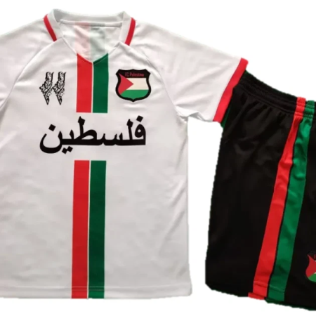 24/25 Palestine Home Football Shirt Kids Size Suit