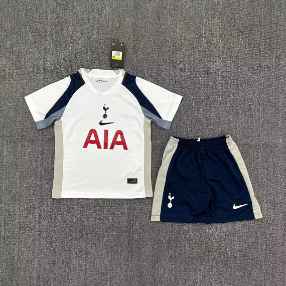 25/26 Tottenham Hotspur Home Football Shirt Kids Size Suit