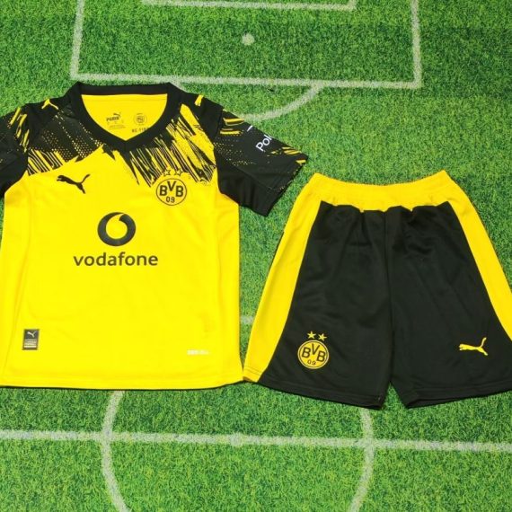 25/26 Borussia Dortmund Home Football Shirt Kids Size Suit