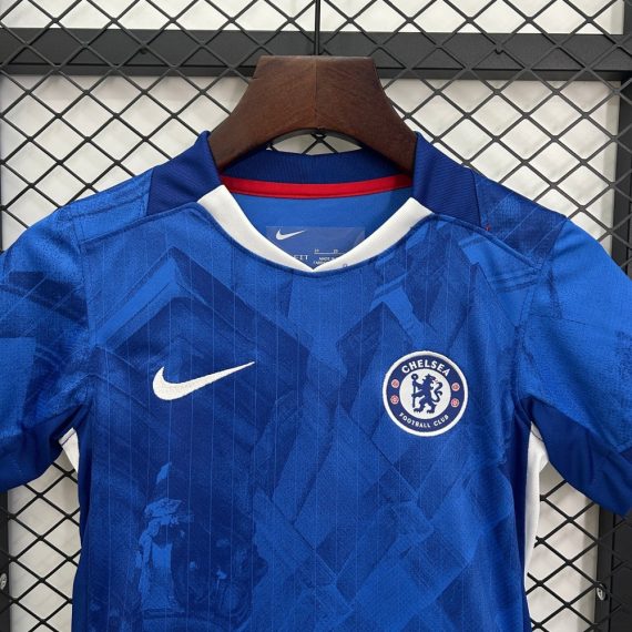 25/26 Chelsea Home Football Shirt Kids Size Suit