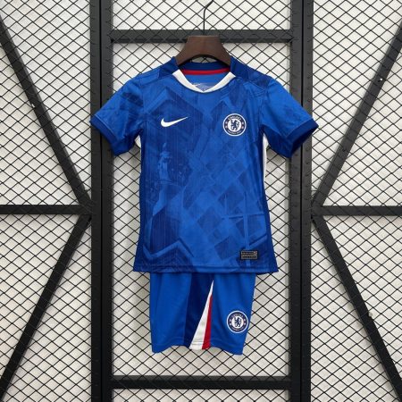 25/26 Chelsea Home Football Shirt Kids Size Suit