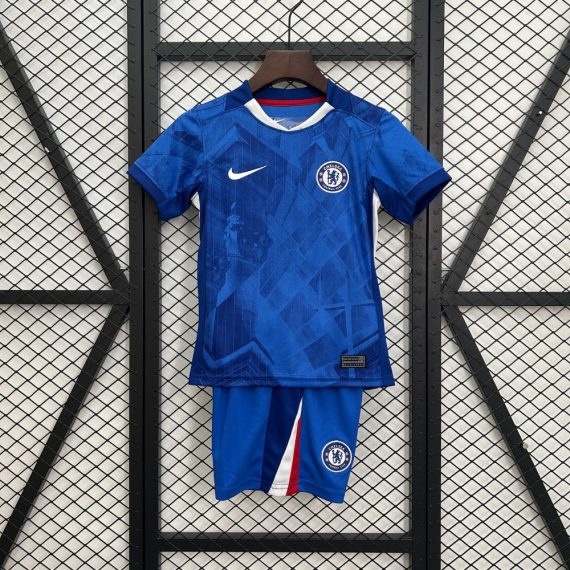 25/26 Chelsea Home Football Shirt Kids Size Suit