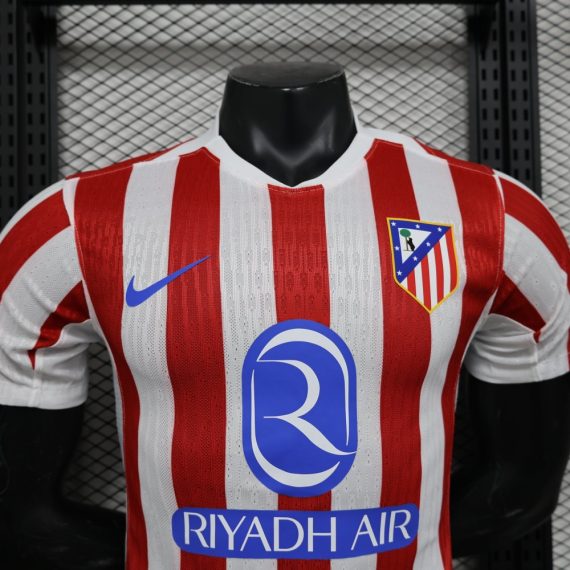 25/26 Player Version Atletico Madrid Home Football Shirt