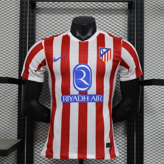 25/26 Player Version Atletico Madrid Home Football Shirt