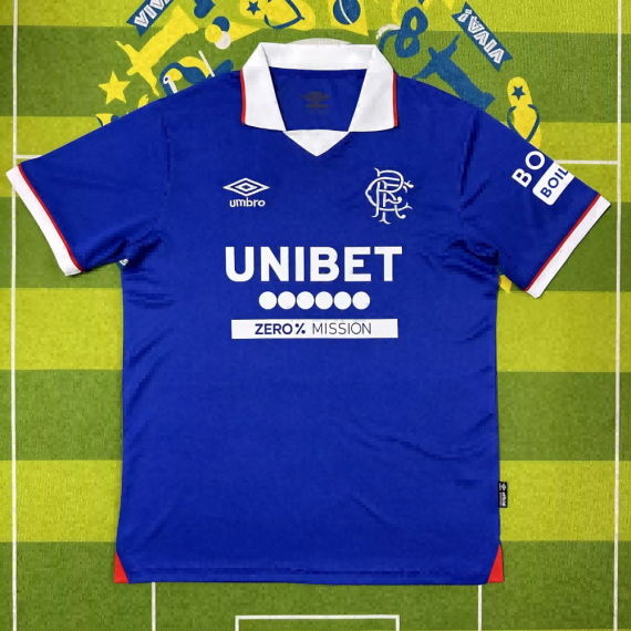 25/26 Rangers Home Football Shirt