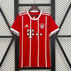 17/18 Retro Bayern Munich Home Football Jersey