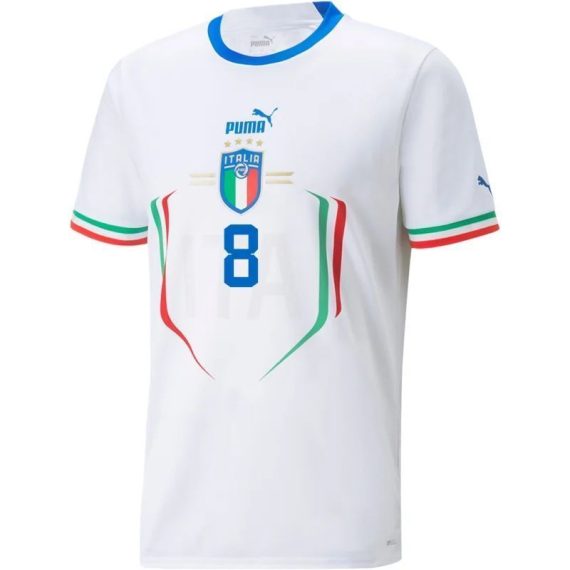 2022 Jorginho #8 Italy Away Jersey