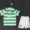 25/26 Celtic Home Football Shirt Kids Size Suit (Advertise)