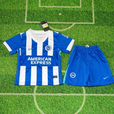 25/26 Brighton Home Football Shirt Kids Size Suit