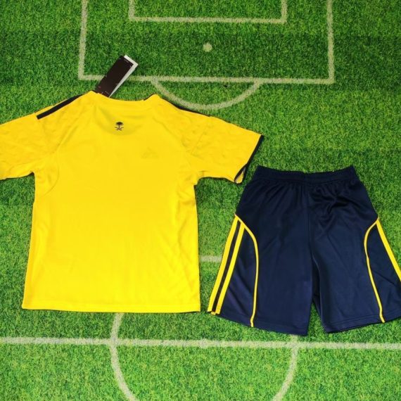 25/26 Al-Nassr Home Football Shirt Kids Size Suit