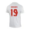 2022 Alphonso Davies #19 Canada Away Jersey