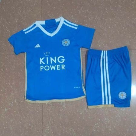2023/2024 Leicester City Home Football Jersey  Shirt Kids Size Suit