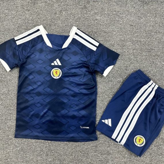 2026 Scotland Home Football Shirt Kids Size Suit