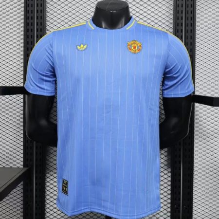 25/26 Manchester United Sky Blue Soccer Jersey