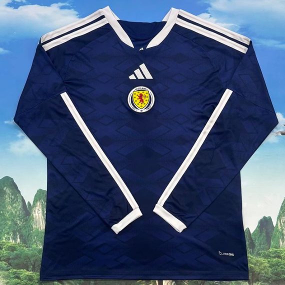 26/27 Long Sleeve Scotland Home Football Shirt