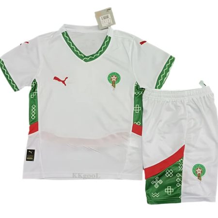 24/25 Morocco Away Football Shirt Kids Size Suit
