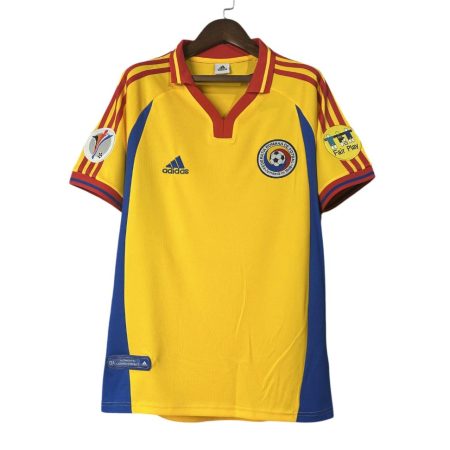 2000 Retro Romania Home Football Shirt