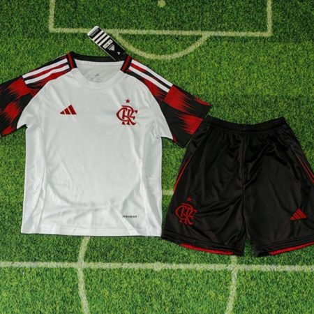25/26 Flamengo Away Jersey Kids Size Suit