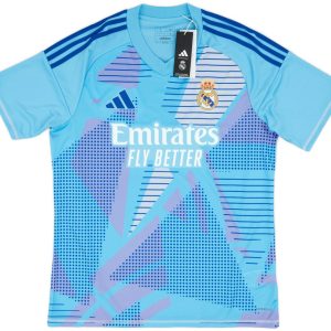 24/25 Real Madrid Blue Goalkeeper Football Shirt