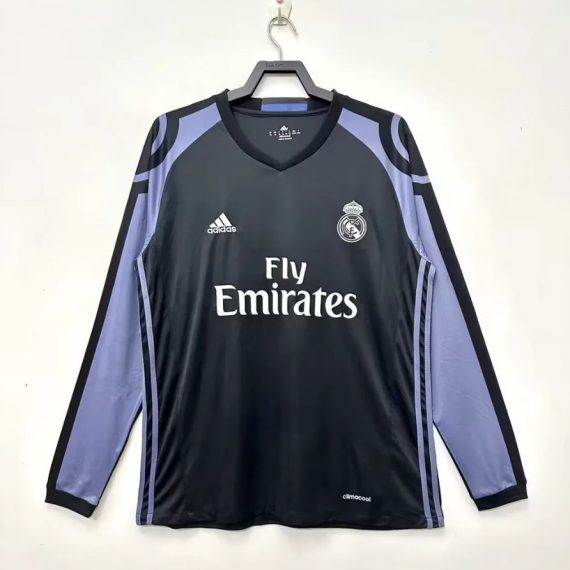16/17 Long Sleeve Real Madrid Third Football Shirt