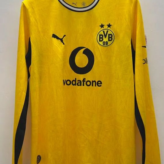 25/26 Long Sleeve Borussia Dortmund Home Football Shirt