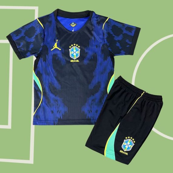 26/27 Brazil Away Football Shirt Kids Size Suit