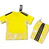 26/27 Scotland Goalkeeper Yellow Football Shirt Kids Size Suit
