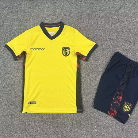 26/27 Ecuador Home Football Shirt Kids Size Suit
