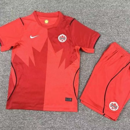 26/27 Canada Home Football Shirt Kids Size Suit