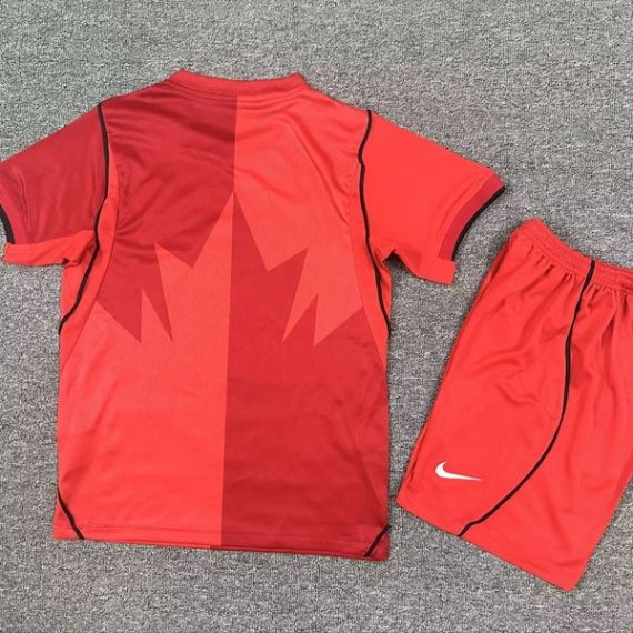 26/27 Canada Home Football Shirt Kids Size Suit