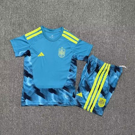 26/27 Spain Goalkeeper Football Shirt Kids Size Suit