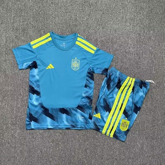 26/27 Spain Goalkeeper Football Shirt Kids Size Suit