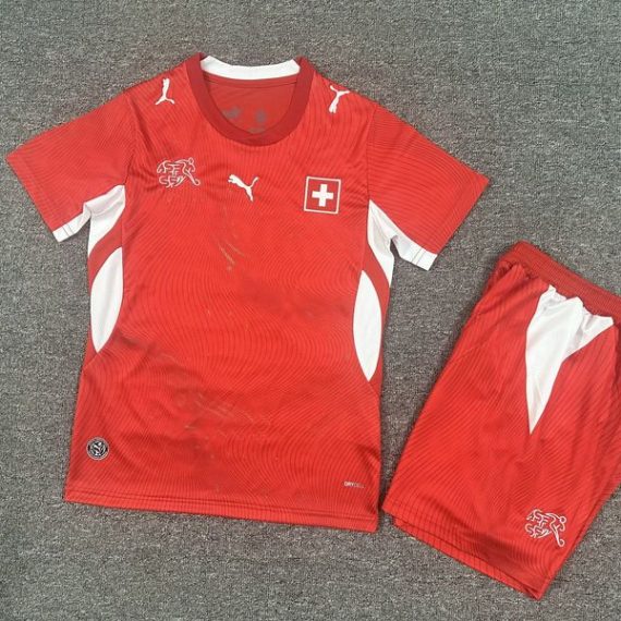 26/27 Switzerland Home Football Shirt Kids Size Suit