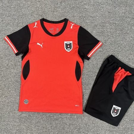 26/27 Austria Home Football Shirt Kids Size Suit