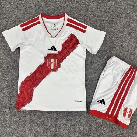 26/27 Peru Home Football Shirt Kids Size Suit
