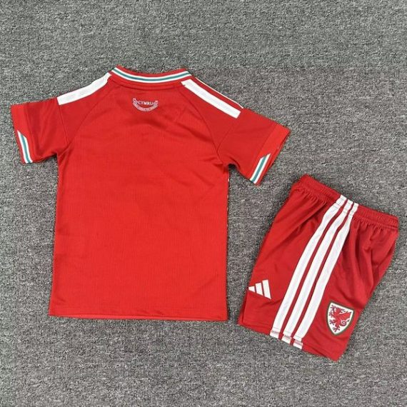 26/27 Wales Home Football Shirt Kids Size Suit
