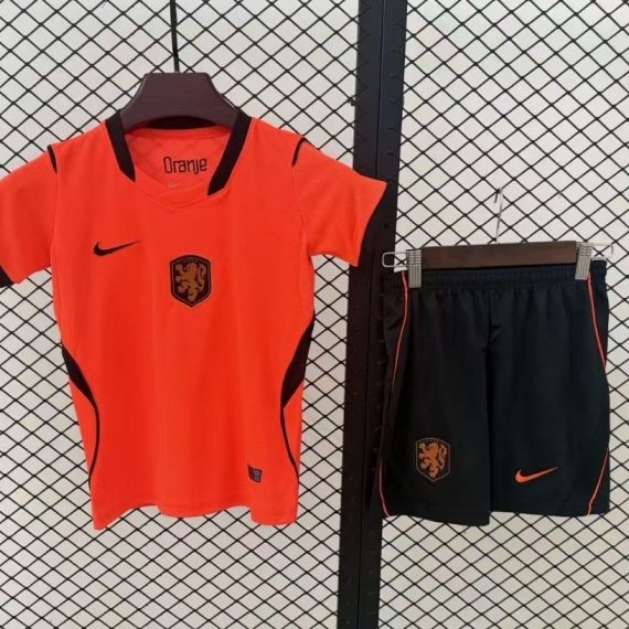 26/27 Netherlands Home Football Shirt Kids Size Suit